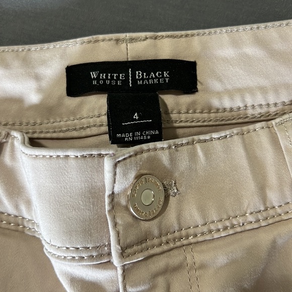 WHBM Sateen Crop Pants Size 4 - Picture 5 of 11